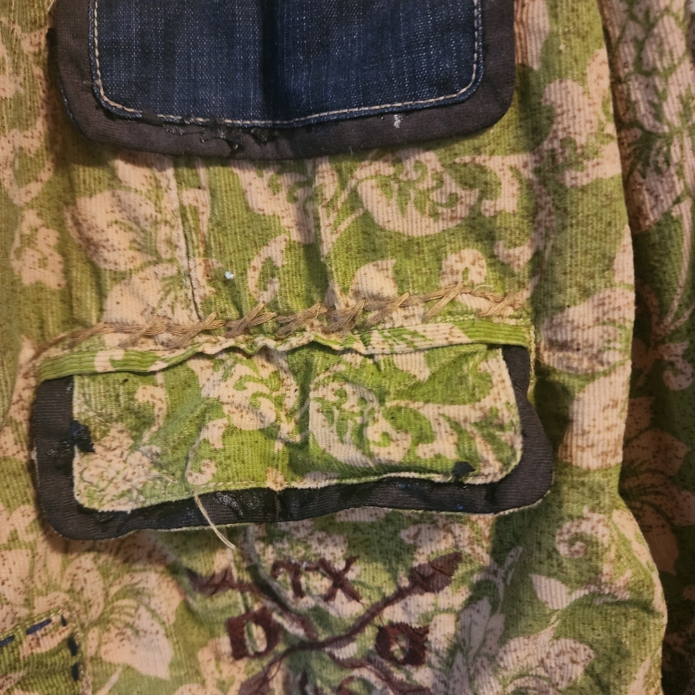 Double D Ranch Green Patchwork Jacket - Picture 7 of 15